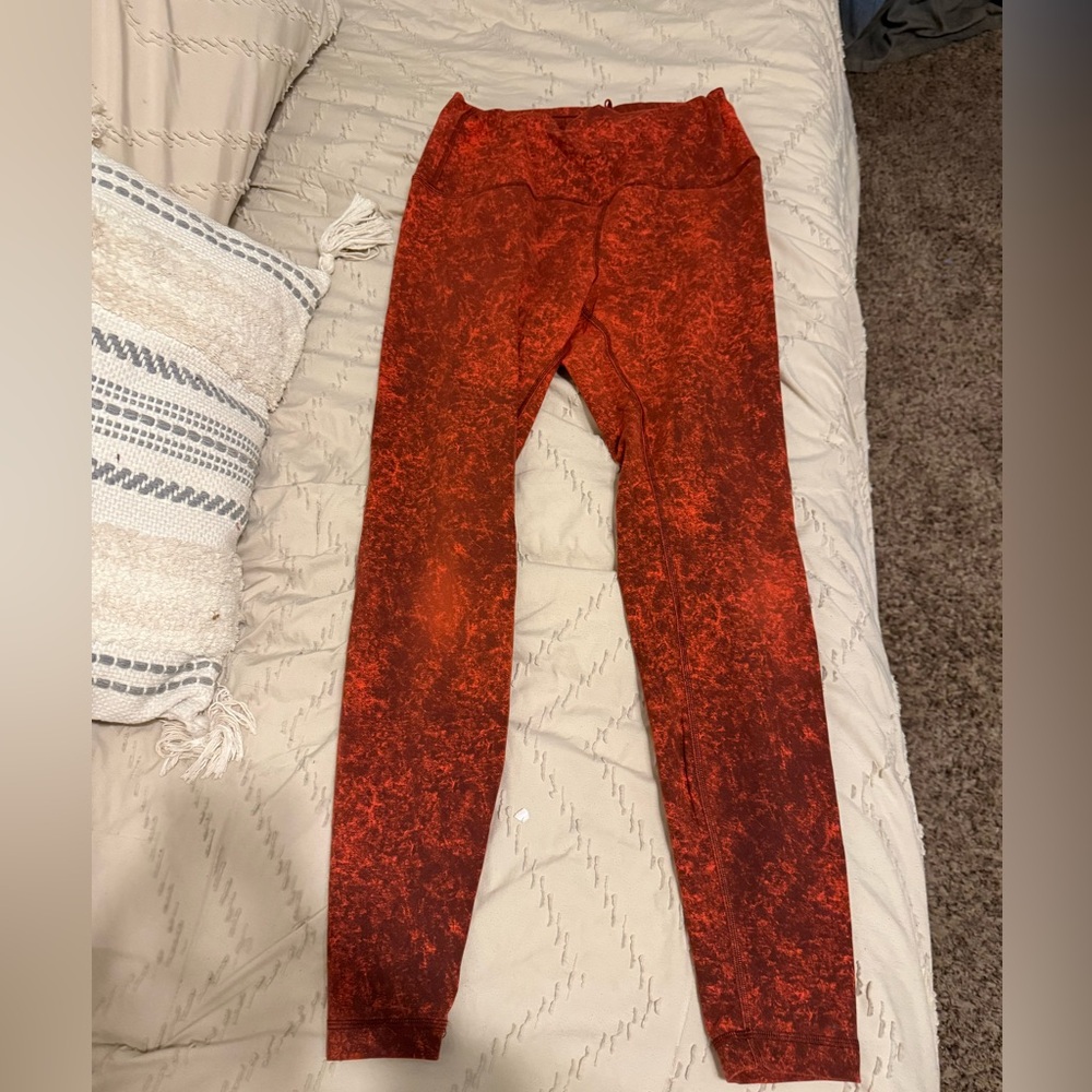 Lululemon red leggings
